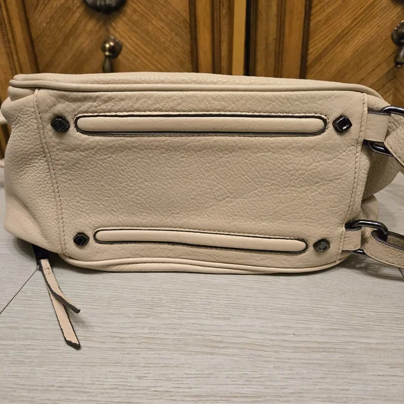 Philo Cream Leather Convertible  Backpack - Picture 8 of 8